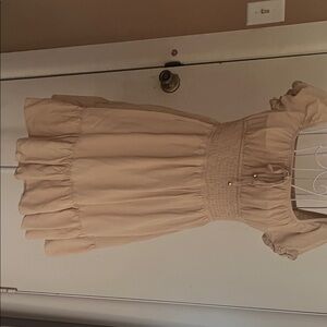 Charming Cream Kids Dress